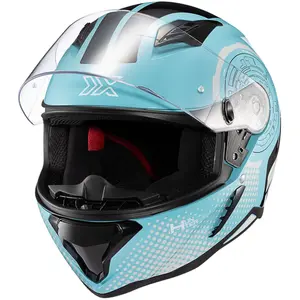 Imagem 3 de Capacete Texx Hunter Draco - Preto/Azul/Branco/Cinza