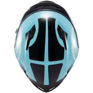 Imagem 5 de Capacete Texx Hunter Draco - Preto/Azul/Branco/Cinza