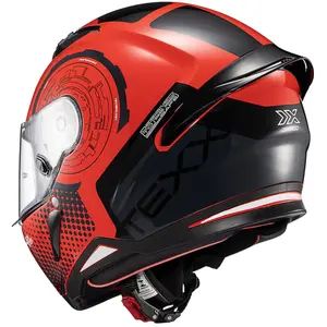 Imagem 4 de Capacete Texx Hunter Draco - Preto/Vermelho/Cinza