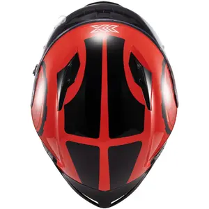 Imagem 5 de Capacete Texx Hunter Draco - Preto/Vermelho/Cinza