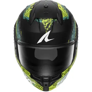 Imagem 3 de Capacete Shark D-Skwal 3 Speed Vib KGB - Preto/Verde/Azul