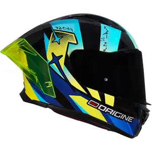Imagem 2 de Capacete Origine Pista Kaisen - Amarelo/Azul/Preto