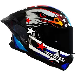 Imagem 2 de Capacete Origine Pista Eagle - Azul/Preto