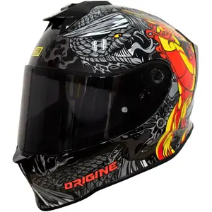 Imagem 4 de Capacete Origine Dinamo Dragon - Laranja