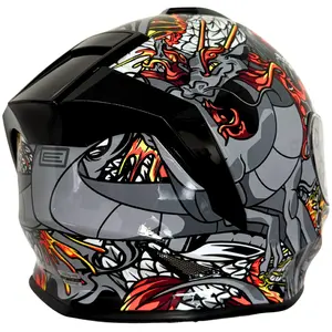 Imagem 6 de Capacete Origine Dinamo Dragon - Prata
