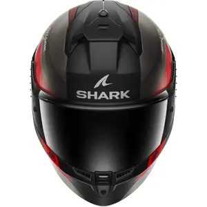 Imagem 3 de Capacete Shark Skwal Cup Moto GP KAR - Preto/Cinza/Vermelho Fosco