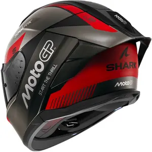 Imagem 2 de Capacete Shark Skwal Cup Moto GP KAR - Preto/Cinza/Vermelho Fosco