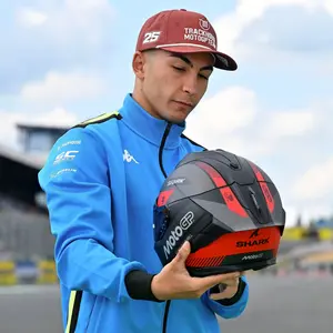 Imagem 5 de Capacete Shark Skwal Cup Moto GP KAR - Preto/Cinza/Vermelho Fosco