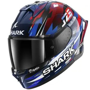 Capacete Shark Skwal Cup Zarco GP França BUR - Azul/Vermelho