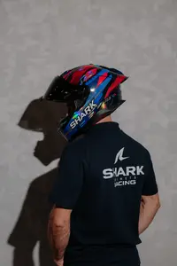 Imagem 6 de Capacete Shark Skwal Cup Zarco GP França BUR - Azul/Vermelho