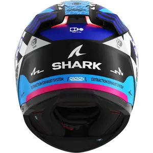 Imagem 4 de Capacete Shark Skwal I3 Speed Fancy KWB - Preto/Branco/Azul