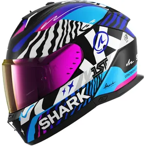 Imagem 2 de Capacete Shark Skwal I3 Speed Fancy KWB - Preto/Branco/Azul