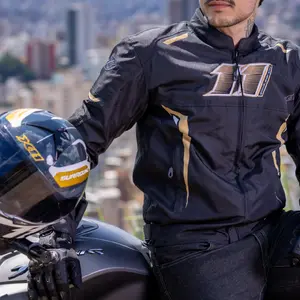 Imagem 4 de Jaqueta X11 One Sport Sporadic Preto/Dourado