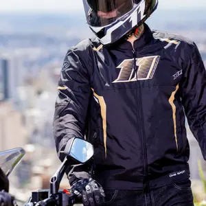 Imagem 6 de Jaqueta X11 One Sport Sporadic Preto/Dourado