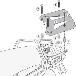 Rack Givi SR9226BR Monolock/Monokey para CFMOTO 450 MT (apartir de 2024)