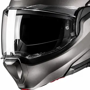 Imagem 2 de Capacete HJC F100 Monocolor - Cinza Titânio (Articulado)