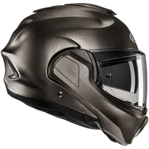 Imagem 3 de Capacete HJC F100 Monocolor - Cinza Titânio (Articulado)