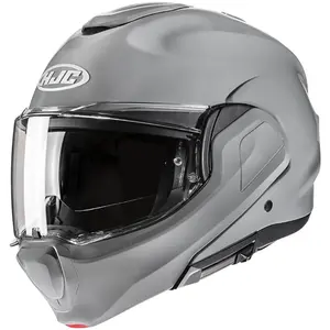 Capacete HJC F100 Monocolor - Cinza Nardo (Articulado)