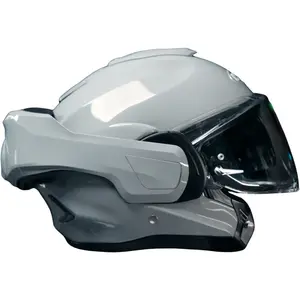 Imagem 2 de Capacete HJC F100 Monocolor - Cinza Nardo (Articulado)
