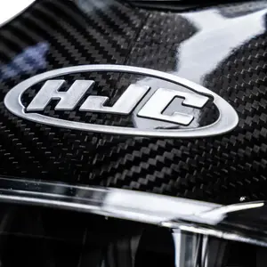 Imagem 2 de Capacete HJC F100 Carbon Monocolor - Preto (Articulado)