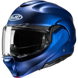 Capacete HJC F100 Semi Flat - Azul Metálico (Articulado)