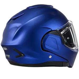 Imagem 3 de Capacete HJC F100 Semi Flat - Azul Metálico (Articulado)