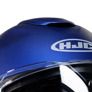 Imagem 4 de Capacete HJC F100 Semi Flat - Azul Metálico (Articulado)