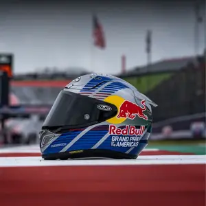 Imagem 5 de Capacete HJC RPHA 12 Austin GP II - Prata/Azul (Tri-Composto)