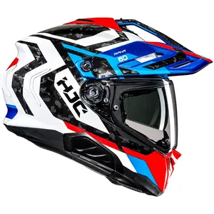 Imagem 3 de Capacete HJC RPHA 60 Dakar - Branco/Azul/Vermelho (Tri-Composto)