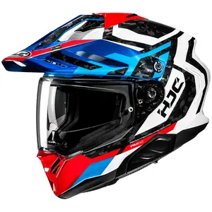 Capacete HJC RPHA 60 Dakar - Branco/Azul/Vermelho (Tri-Composto)