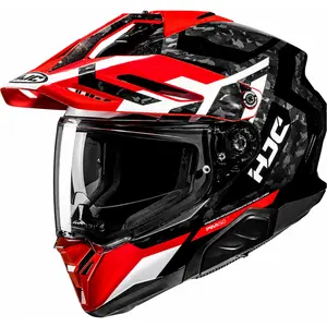 Capacete HJC RPHA 60 Dakar - Preto/Vermelho/Branco (Tri-Composto)