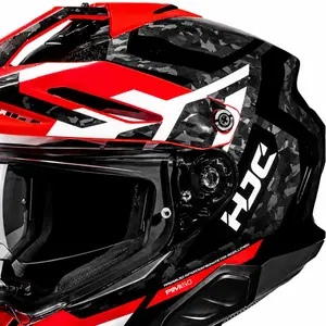 Imagem 3 de Capacete HJC RPHA 60 Dakar - Preto/Vermelho/Branco (Tri-Composto)