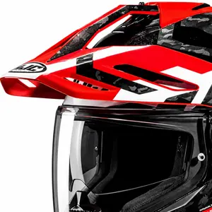 Imagem 4 de Capacete HJC RPHA 60 Dakar - Preto/Vermelho/Branco (Tri-Composto)