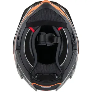 Imagem 10 de Capacete HJC RPHA 60 Quid - Azul/Laranja/Verde/Cinza Fosco (Tri-Composto)