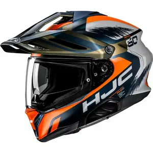 Capacete HJC RPHA 60 Quid - Azul/Laranja/Verde/Cinza Fosco (Tri-Composto)