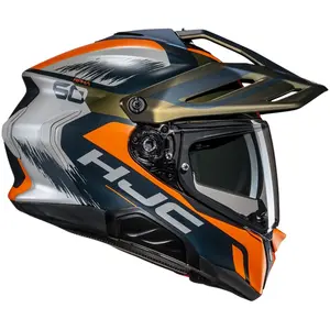 Imagem 9 de Capacete HJC RPHA 60 Quid - Azul/Laranja/Verde/Cinza Fosco (Tri-Composto)