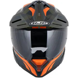 Imagem 6 de Capacete HJC RPHA 60 Quid - Azul/Laranja/Verde/Cinza Fosco (Tri-Composto)