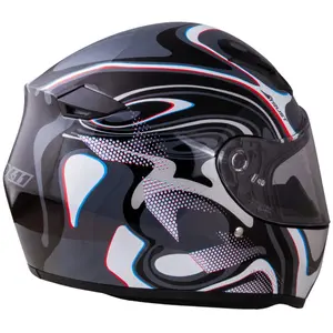 Imagem 2 de Capacete X11 Trust Spiral - Preto/Cinza/Branco