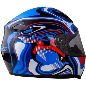 Imagem 2 de Capacete X11 Trust Spiral - Azul/Branco/Vermelho