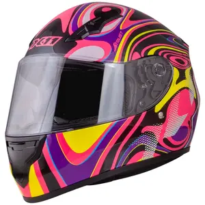 Capacete X11 Trust Spiral - Rosa/Roxo/Amarelo
