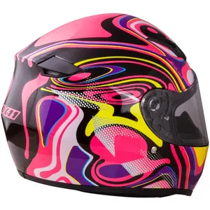 Imagem 2 de Capacete X11 Trust Spiral - Rosa/Roxo/Amarelo