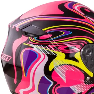 Imagem 4 de Capacete X11 Trust Spiral - Rosa/Roxo/Amarelo