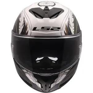 Imagem 5 de Capacete LS2 Rapid III Boho - Branco/Preto/Rosa