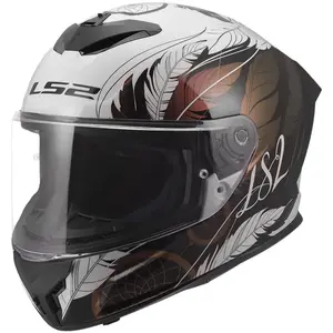 Imagem 3 de Capacete LS2 Rapid III Boho - Branco/Preto/Rosa