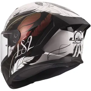 Imagem 7 de Capacete LS2 Rapid III Boho - Branco/Preto/Rosa