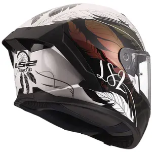Imagem 8 de Capacete LS2 Rapid III Boho - Branco/Preto/Rosa