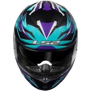 Imagem 6 de Capacete LS2 Stream 2 Firefly - Azul/Roxo Fosco