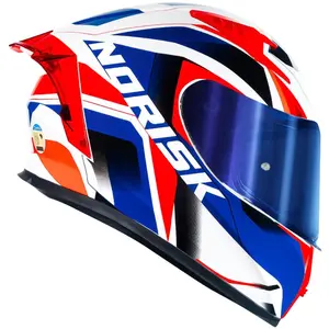 Imagem 2 de Capacete Norisk Flow Pulse - Branco/Azul/Vermelho