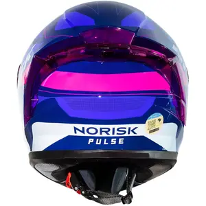 Imagem 9 de Capacete Norisk Flow Pulse - Preto/Azul/Rosa
