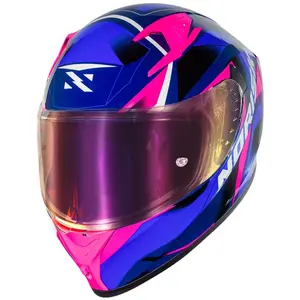 Imagem 3 de Capacete Norisk Flow Pulse - Preto/Azul/Rosa